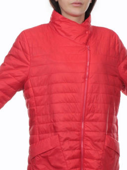 K-532 RED Куртка демисезонная стеганая женская (70 гр. холлофайбер) - Fashion фото 2