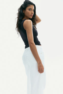 Top sin mangas en microfibra - H&m фото 3