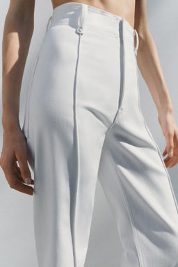 ZW COLLECTION WIDE-LEG HIGH-WAIST JEANS - Zara фото 13