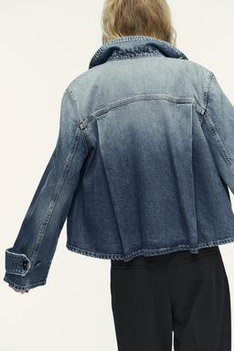 TRF HIGH NECK DENIM JACKET - Zara фото 5