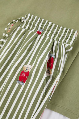 Haki Ay_c_kl_ Regular Fit _rme Pijama Tak_m_ TMNAW25PT00055 - Trendyolmilla фото 2
