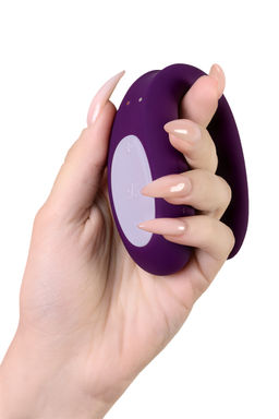 Многофункциональный стимулятор для пар Satisfyer Partner Double Joy, силикон, фиолетовый, 18 см.  фото 5