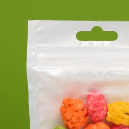 Цена за 100 шт. Пакет Zip-lock ПП, белый, со сплошным окном, плоский, еврослот,10×18 см