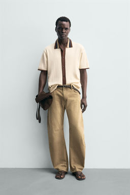 CONTRAST KNIT SHIRT - Zara фото 8