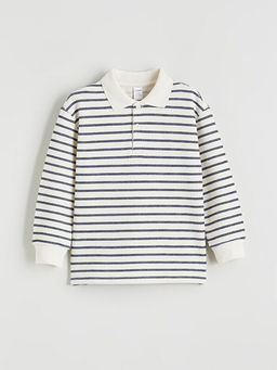 Polo Yaka ?izgili Erkek ?ocuk Ti??rt