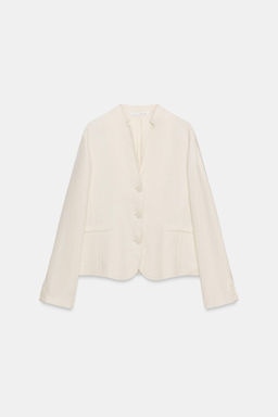 BLAZER LINO 100% ZW COLLECTION / Crudo - Zara фото 6