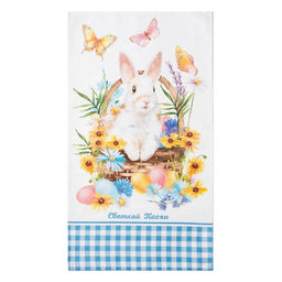 Полотенце Зайчики 40х73 см, 100% хл, саржа 190 гр/м2 - Этель фото 9