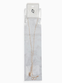 Цена за 2 шт. Кулон на цепочке "Молекула" 02, цвет золото