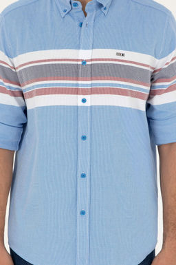 Мужская рубашка Saks с длинным рукавом Неожиданная скидка в корзине - U.s. polo assn фото 6