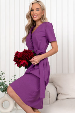 Платье Open Style 6842 сливовый