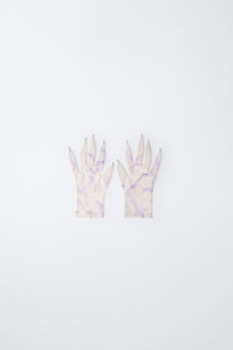 GUANTES DISFRAZ KPOP DEMON HUNTERS NETFLIX / Morado