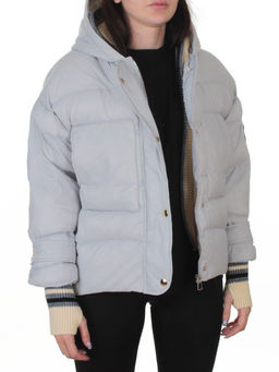 PE23-1 GRAY/LT. BLUE Куртка зимняя женская (150 гр. холлофайбер)