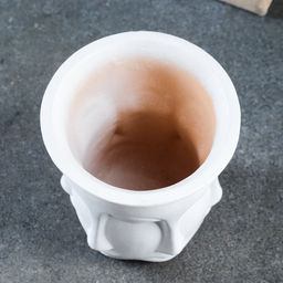 Декоративное кашпо для цветов Аделия, 1 л, d=13 см, h=16 см, керамика, белое - Хорошие сувениры фото 3