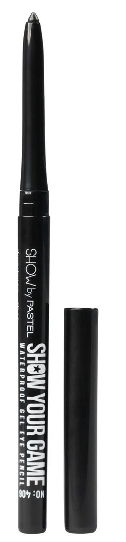 Контур для глаз гелевый Show Your Game Waterproof Gel Eye Pencil, 406 черный 410406