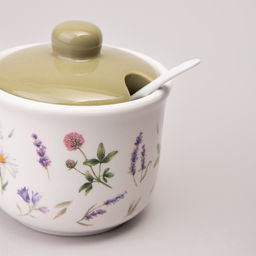 САХАРНИЦА С ЛОЖКОЙ AGNESS FLOWER STORY 10*9,5 СМ 300 МЛ  фото 7