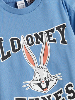 Bugs Bunny Bask?l? Erkek Bebek Ti??rt ve Pantolon 2li