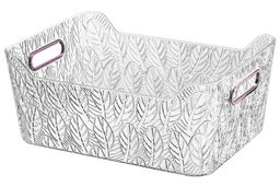 Органайзер для хранения 35*25*15 см с металлическими ручками, прозрачный пластик - Elan gallery фото 5