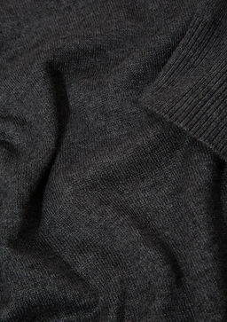 Bisiklet Yaka Antrasit Kazak - Mavi фото 8