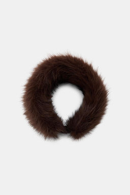 FAUX FUR HEADBAND - Zara фото 3