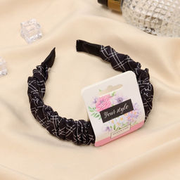 Цена за 2 шт. Ободок для волос «Браун», стиль, 2.5 см, чёрный