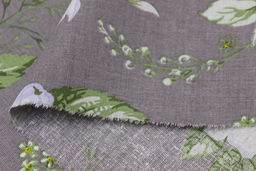 Перкаль Аромацвет цв.т.серо-сиреневый, ш.2.2м, хлопок-100%, 115гр/м.кв - Купава фото 2