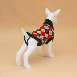Свитер для животных Шахматы, XS (ДС 17, ОШ 17, ОГ 23-37 см) - Пижон фото 3