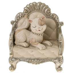 Фигурка декоративная "Кошка", L10 W6,5 H12,5 см