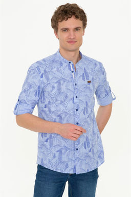 U. S. Polo Assn Мужская синяя рубашка с длинным рукавом - U.s. polo assn фото 10