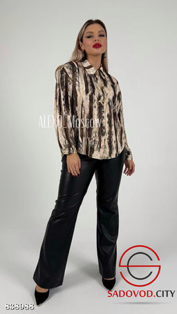 Рубашка женская с принтом