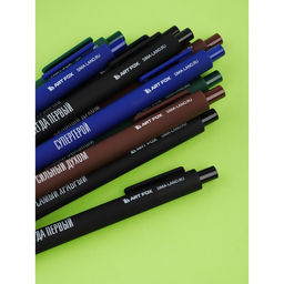 Ручки шариковые, синяя паста, 0.7 мм, автоматические, набор 10 шт. «Самый сильный»