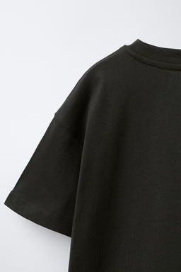 CAMISETA TEXTO NE?N / Antracita oscuro - Zara фото 4