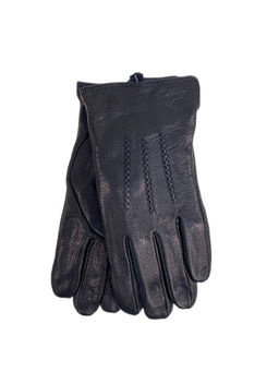 Перчатки мужские из натуральной кожи цвет черный