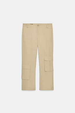 ANKLE-LENGTH STRAIGHT TROUSERS WITH POCKETS - Zara фото 12