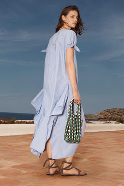 LIMITED EDITION STRIPED ASYMMETRIC DRESS - Zara фото 2