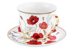 Чайн. пара 2 пр. 450 мл 14*11*8,5 см Маки NEW BONE CHINA - Elan gallery фото 15