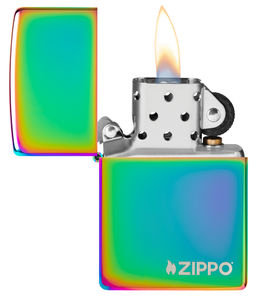 Зажигалка ZIPPO Логотип с разноцветным покрытием | Logo Multi Color 151ZL  фото 3