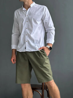 Шорты мужские Лен Графит - Modamica фото 21