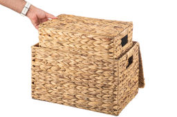 Набор 2 корзин 45*30,5*27,5 см с крышками - Elan gallery фото 9