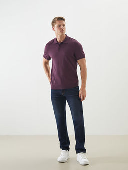 Polo Yaka K?sa Kollu Erkek Triko Kazak