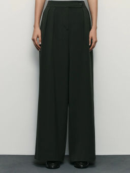 Широкие брюки с вискозой в составе / Zarina  фото 2