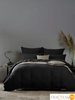 Пододеяльник SleepiX ЮКО 40%бамб. т.сер