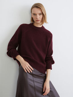 Bisiklet Yaka Kad?n Triko Kazak