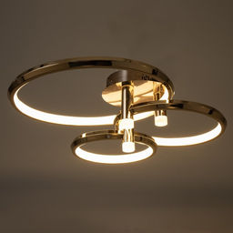Люстра «Лентес» 3хLED 152 Вт золото 76×60×23 см BayerLux