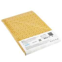 Простыня Евростандарт Созвездие, желтый 240х220см, бязь Комфорт 121г/м2, хлопок 100%, упаковка классическая ПВХ 28х41см, Домашняя мода (Россия) фото 3