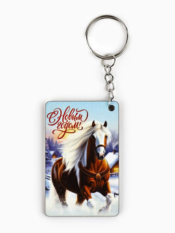 Цена за 6 шт. Брелок новогодний, МИКС