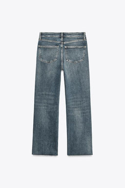 TRF CROPPED FLARE HIGH-WAIST JEANS - Zara фото 66