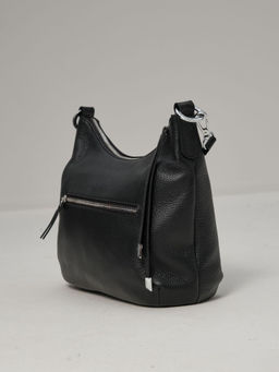 Сумка кожаная на плечо Azaro 3405 черная