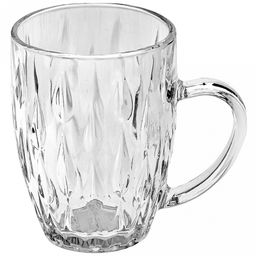 Кружка для пива стеклянная Мюнхен 390мл, д8,4см h11,5см (Китай)