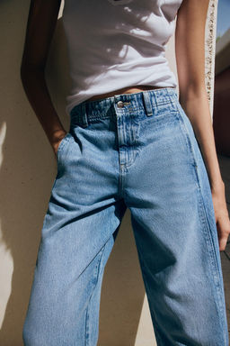JEANS Z1975 BARREL / Azul medio - Zara фото 5