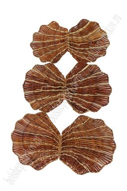 Кашпо "Ракушка" 3 в 1 (3 шт)